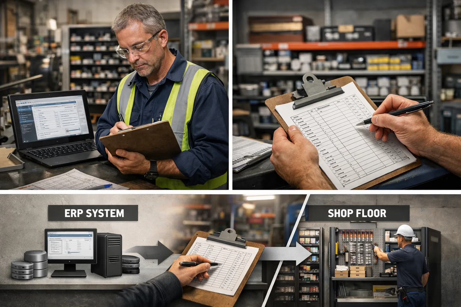 Manual inventory tracking fragments labor across counting, entry, and reconciliation